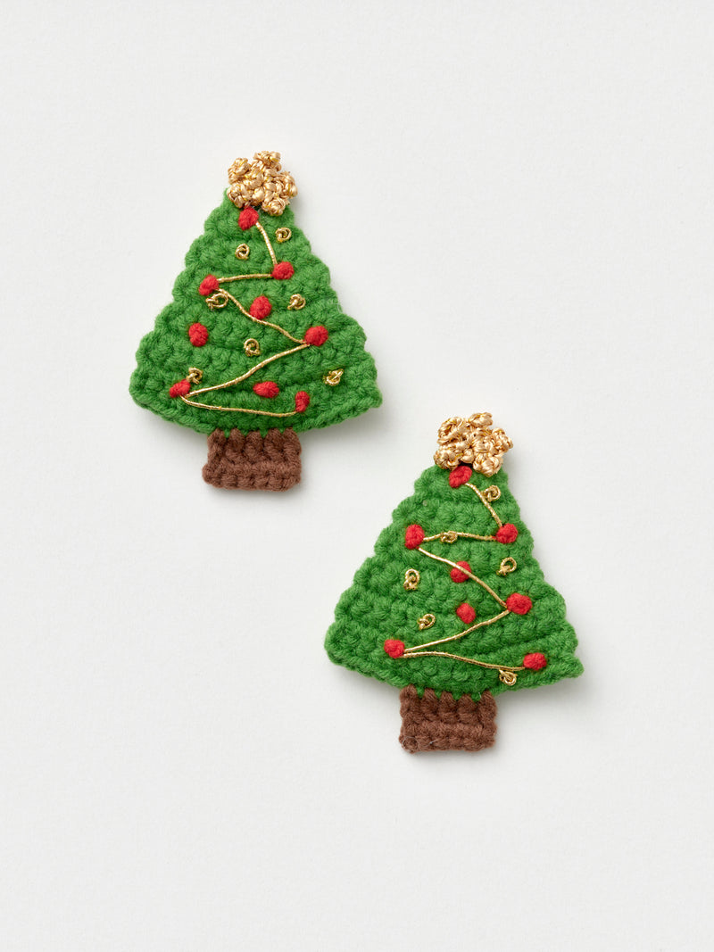 Haarspange Weihnachtsbaum