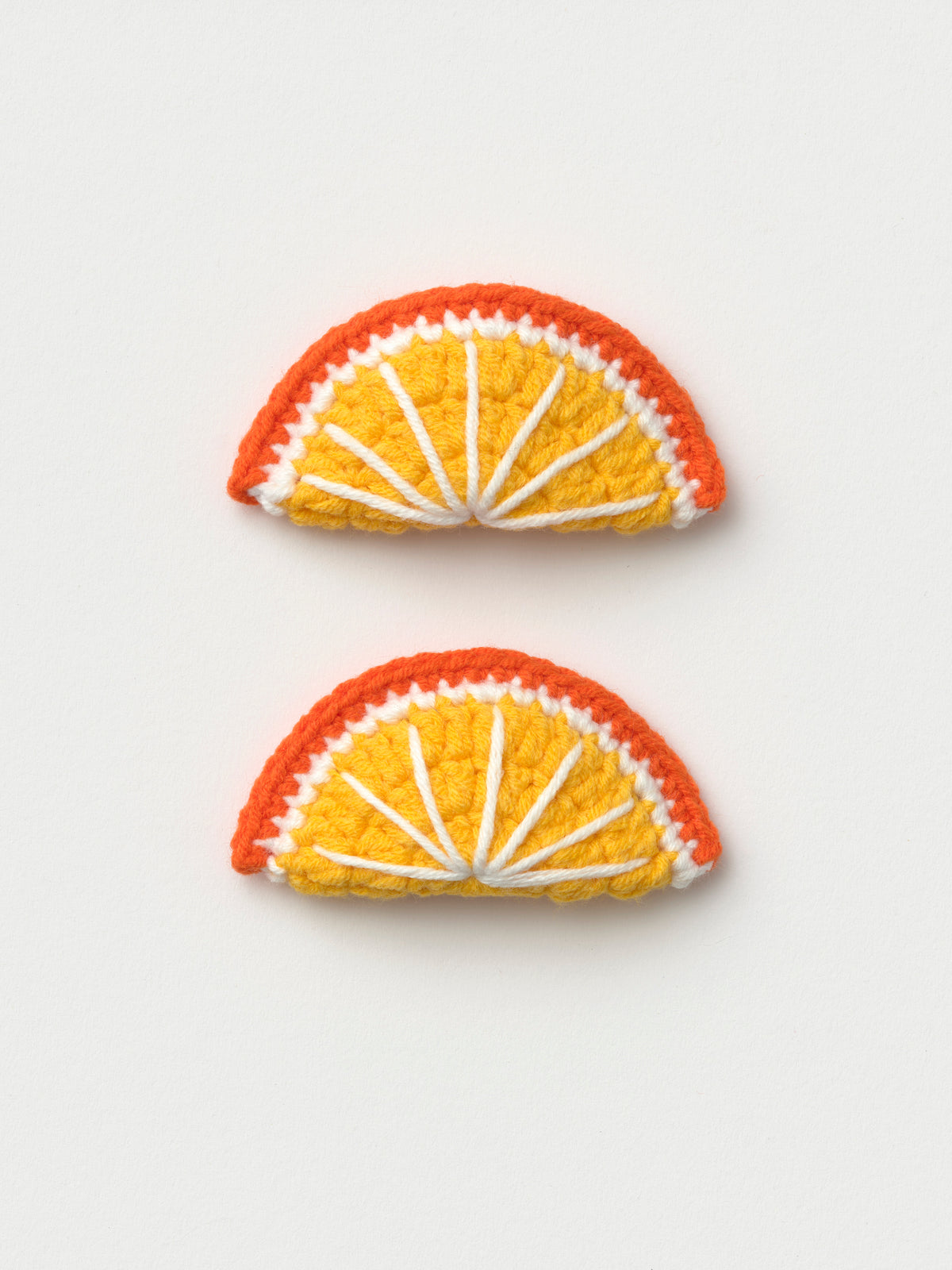 Haarspange Orangenscheibe